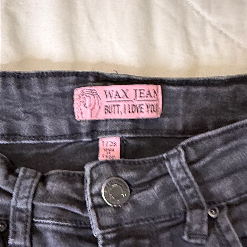 Tan Crop Top and Black Jeans Set - Picture 4 of 6